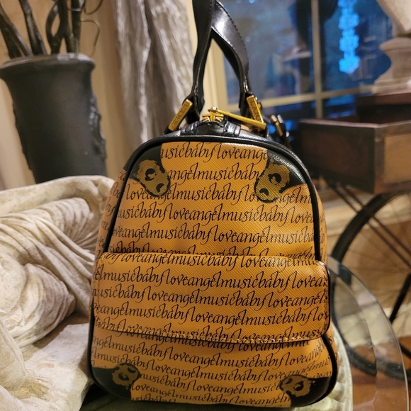 L.A.M.B. Trompe L'oeil Satchel Love Angel Music Baby Bag Designer Celebrity #366 - Picture 7 of 14